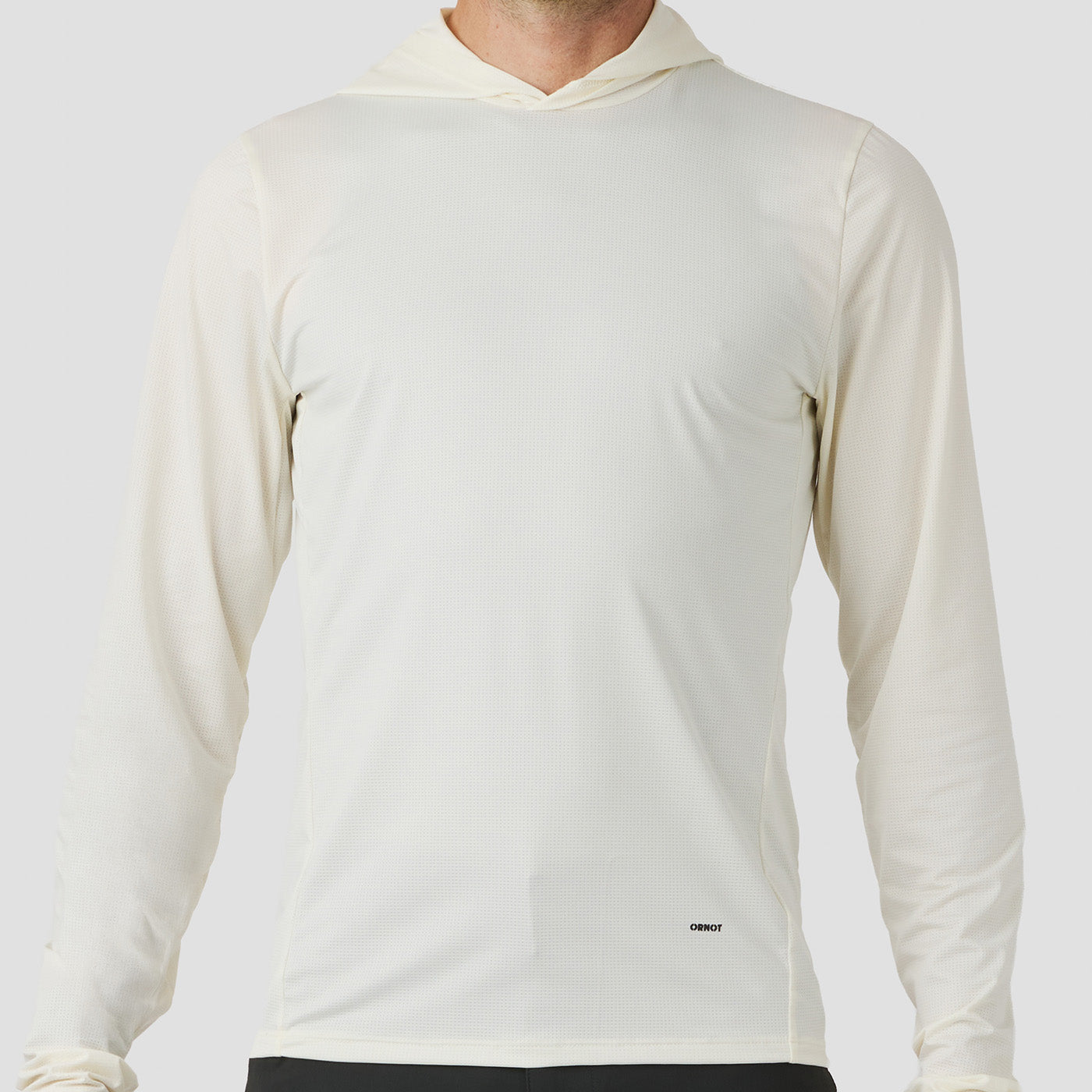 Men's Hooded UV Trail Shirt - Oat | UPF 30 Sun Shirt