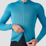 Men's Grid Thermal Jersey - Azul