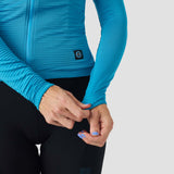 Women's Grid Thermal Jersey - Azul