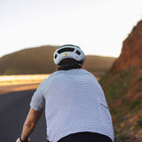 Men's Organic Riding Shirt - White Stripes