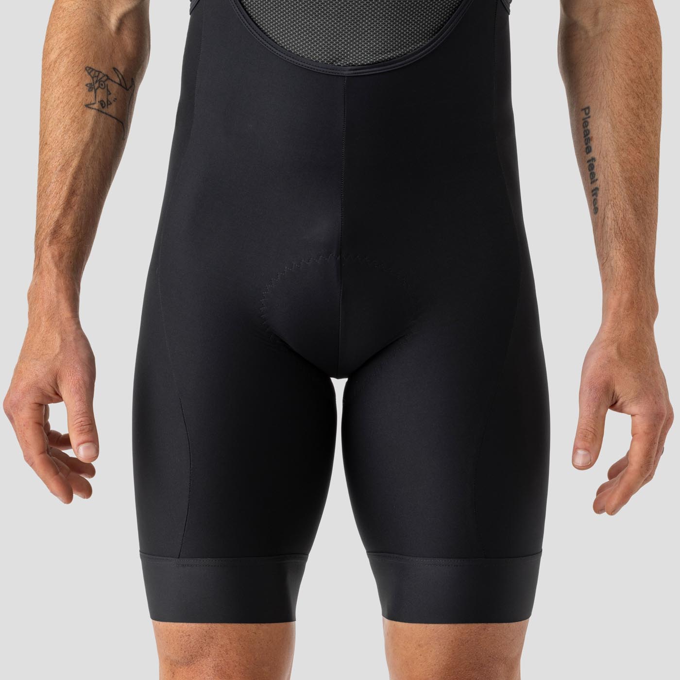 "Men's cycling bib shorts without pockets in Black — Not-Cargo by Ornot"