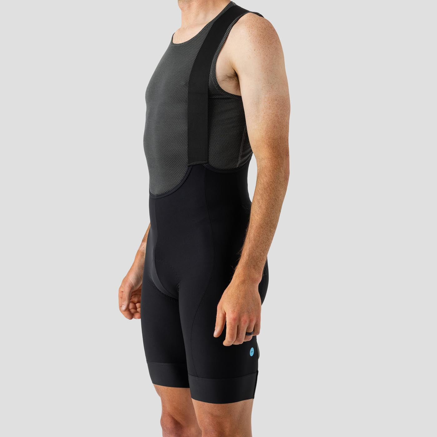 "Men's cycling bib shorts without pockets in Black — Not-Cargo by Ornot"