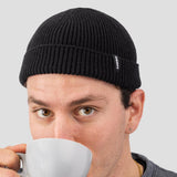 Merino Knit Beanie - Black