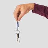Spurcycle Titanium Key Clip - Blue