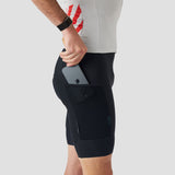 Men's Work Bib Short - Black