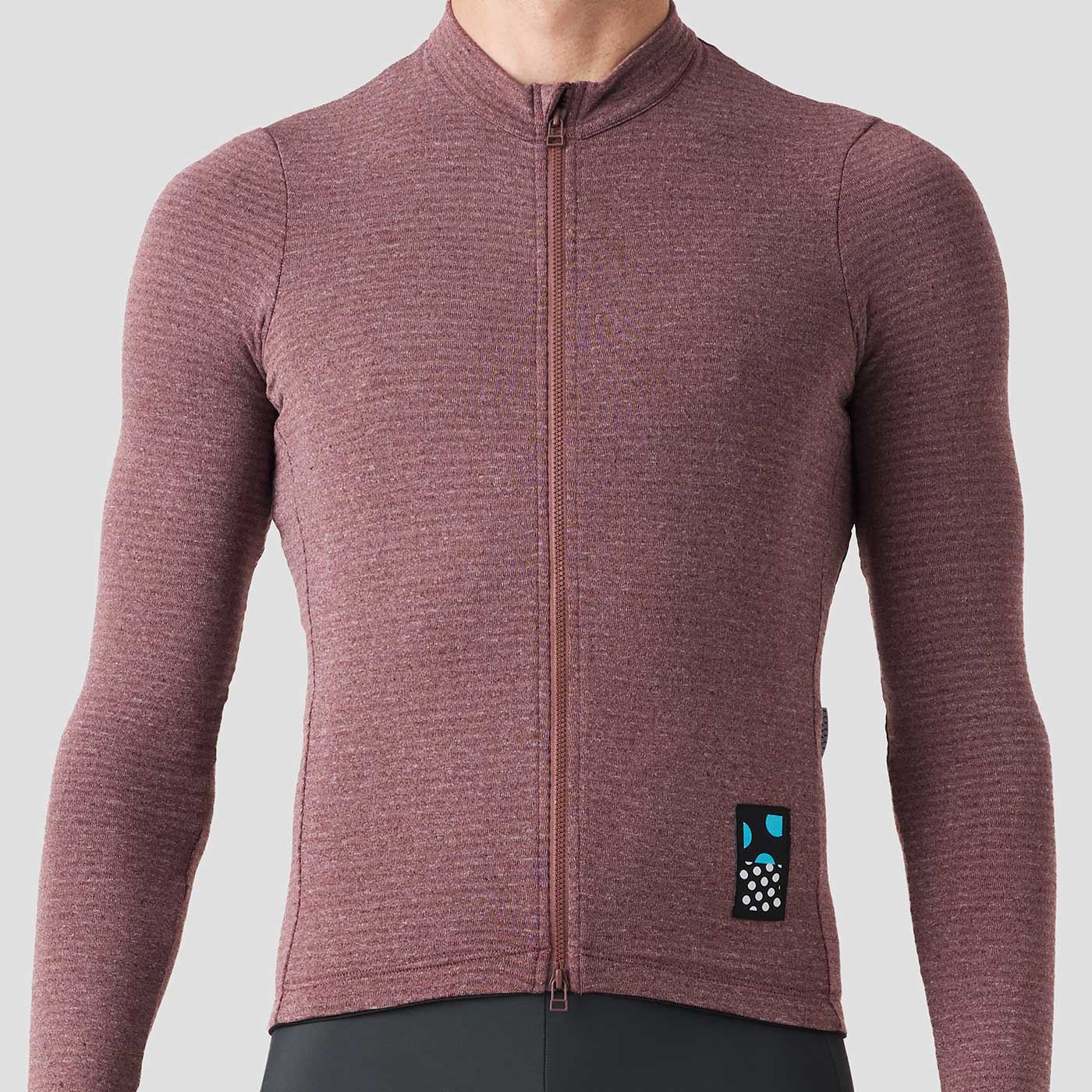 merino wool cycling gear Men's Merino Grid Thermal Jersey