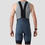 Men's Work Bib Short - Stone Blue