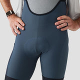 Men's Work Bib Short - Stone Blue