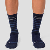 Merino Line Sock - Indigo