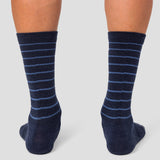 Merino Line Sock - Indigo