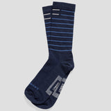 Merino Line Sock - Indigo