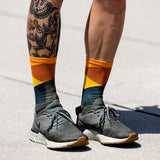Intersection Sock - L'Orange