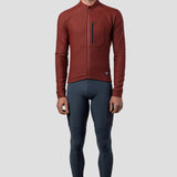 Men's Super Thermal Merino Jersey - Burgundy