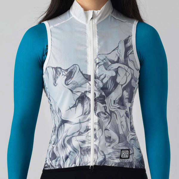 argue FOODIE OVER DOWN VEST/WARM MILK 新品 Women's Lightweight Vest - Emily Bei – Ornot Online Store