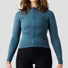 Women's Long Sleeve Micro Grid Jersey - Glacier Freeze
