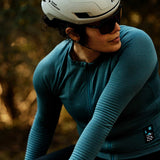 Women's Long Sleeve Micro Grid Jersey - Glacier Freeze