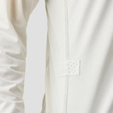 Side view of men's Oat UV Trail Shirt by Ornot, UPF 30 sun protection cycling top cut and sewn in California