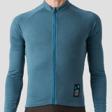 Men's Long Sleeve Micro Grid Jersey - Glacier Freeze