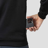 Men's Power Air Hooded Pullover - Black