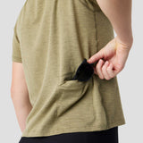 Women's Merino Riding Shirt - Olive