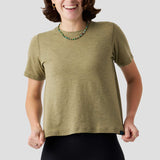 Women's Merino Riding Shirt - Olive