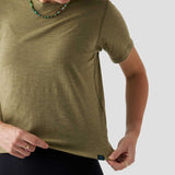 Women's Merino Riding Shirt - Olive