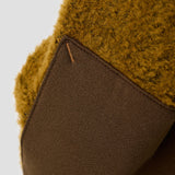 Women's Alpha Wool Pullover in Ochre, Polartec Alpha with Wool cycling pullover made in the USA