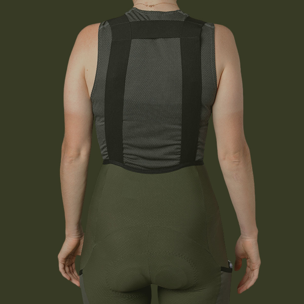 Women's Droptail Cargo Bib Short - Obsidian