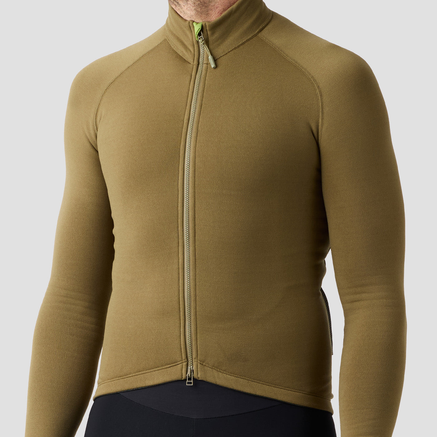 Men's Frost Thermal Jersey in Mosswood, Polartec Power Stretch Pro winter jersey