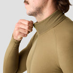 Men's Frost Thermal Jersey in Mosswood, brushed fleece thermal jersey