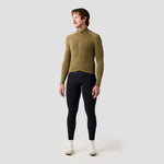 Men's Frost Thermal Jersey in Mosswood, warmest Ornot cycling jersey for cold mornings