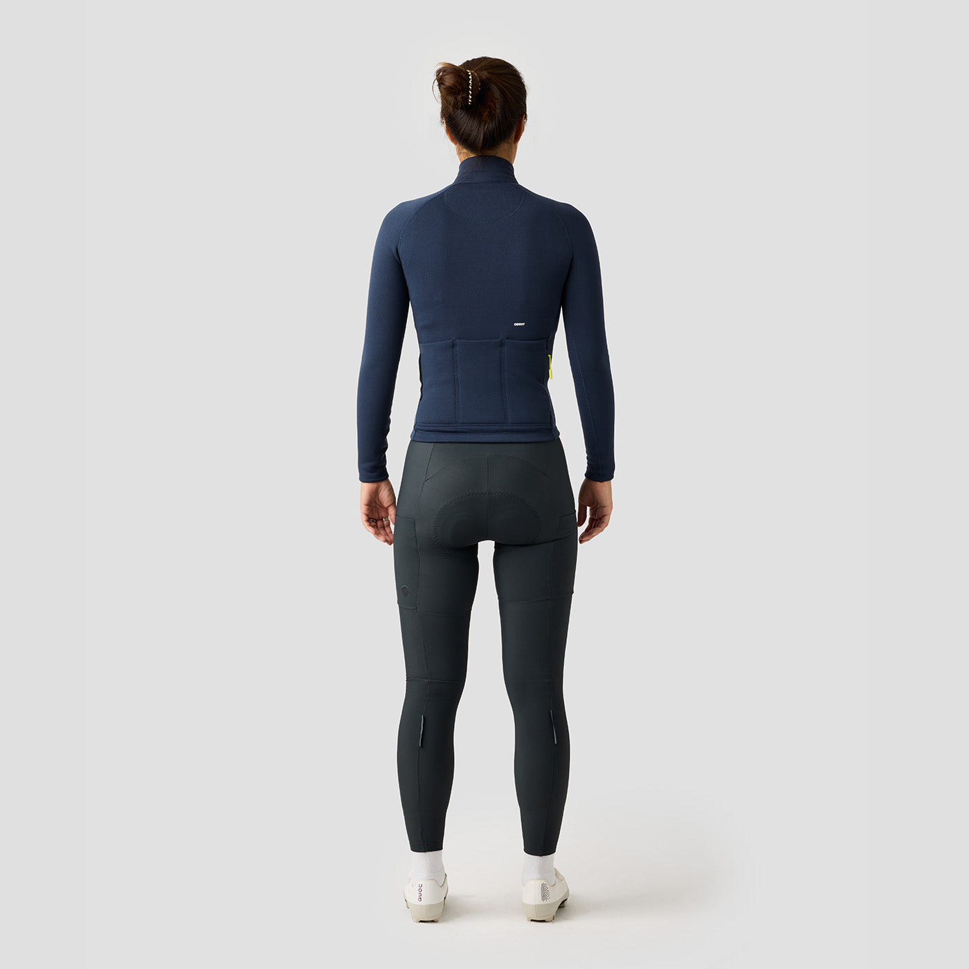 Women's Frost Thermal Jersey in Stone Blue, thermal jersey made in the USA