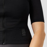 Women's Micro Grid Jersey - Black