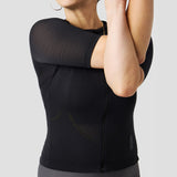 Women's Micro Grid Jersey - Black