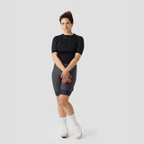 Women's Micro Grid Jersey - Black