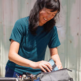 Women's Merino Riding Shirt - Emerald