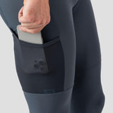 Men's Lightweight Cargo Bib Tight - Stone Blue