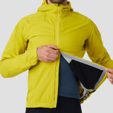 Men's Fog Eater Hooded Rain Jacket - Citron