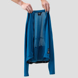 Men's Long Sleeve Micro Grid Jersey - Azure