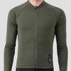 Men's Long Sleeve Micro Grid Jersey - Olive