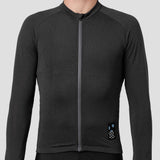 Men's Long Sleeve Micro Grid Jersey - Charcoal