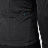 Men's Long Sleeve Micro Grid Jersey - Charcoal