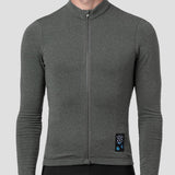 Men's Merino Grid Thermal Jersey - Olive