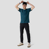 Men's Merino Riding Shirt - Emerald