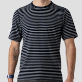 Men's Merino Riding Shirt - Indigo Line