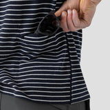 Men's Merino Riding Shirt - Indigo Line