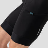 Men's Thermal Cargo Bib Short - Black