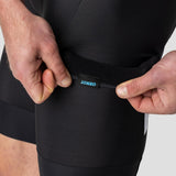 Men's Thermal Cargo Bib Short - Black