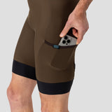 Men's Thermal Cargo Bib Short - Espresso