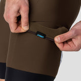Men's Thermal Cargo Bib Short - Espresso